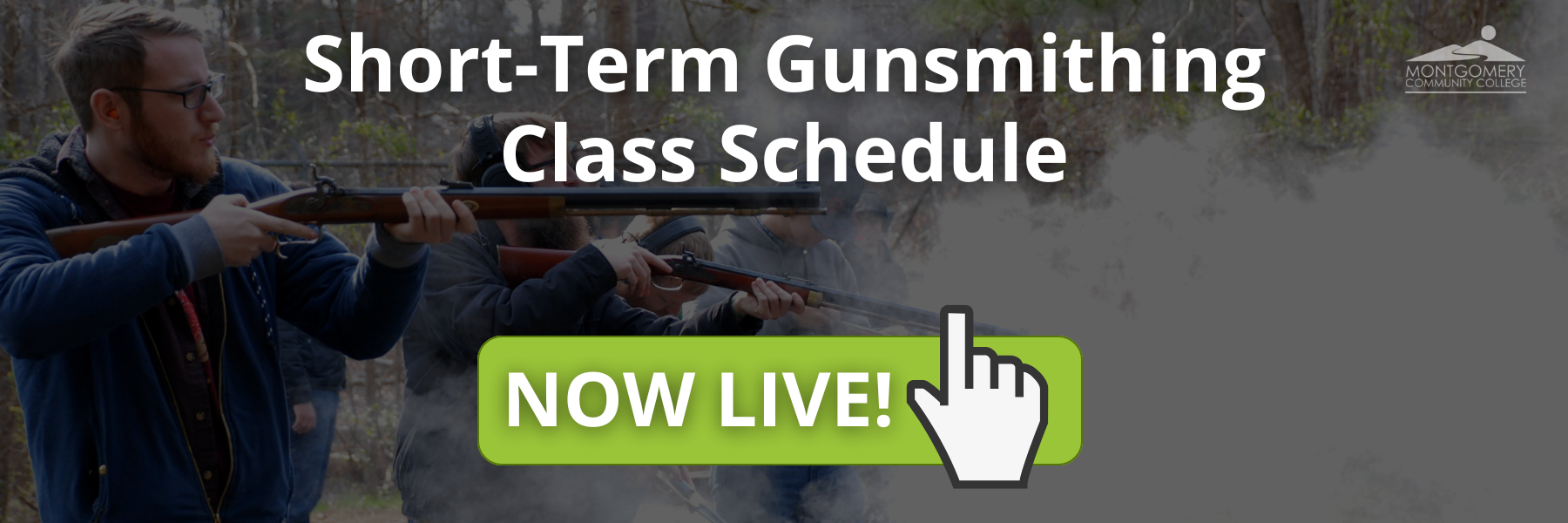 2023 NRA Short Term Class Schedule. Now Live! Students shooting guns in background